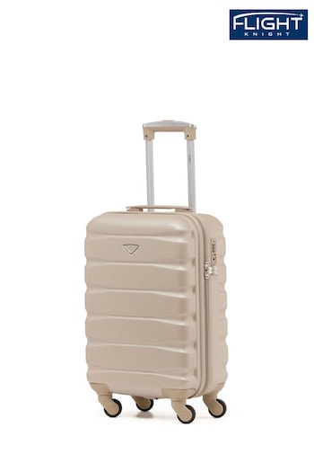 Flight Knight 55x35x20cm 4 Wheel ABS Hard Case Cabin Carry On Hand Luggage (779931) | £55