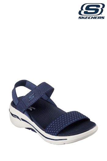Skechers Blue Go Walk Arch Fit Polished Sandals (780436) | £67