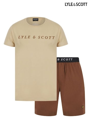 Lyle & Scott Oakley T-Shirt and Short Set (781008) | £41