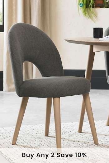Bentley Designs Grey Dansk Upholstered Dining Chairs (781463) | £350