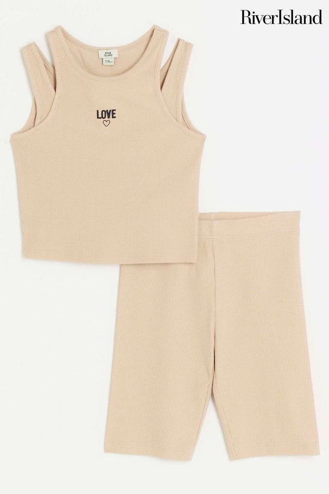 Girls river island shorts best sale