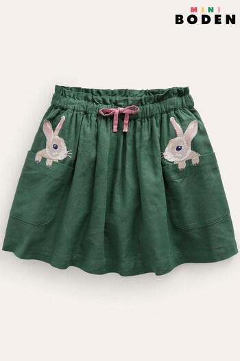Boden Green Superstitch Pocket Skirt (782114) | £29 - £34