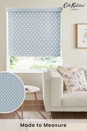 Cath Kidston Blue Button Spot Made to Measure Roller Blind (782219) | £58