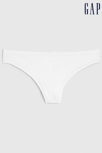 Gap White Breathable Thong Knickers (782287) | £5