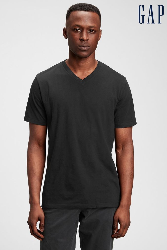 Buy Men s Grey T Shirts V Neck Tops Online Next UK