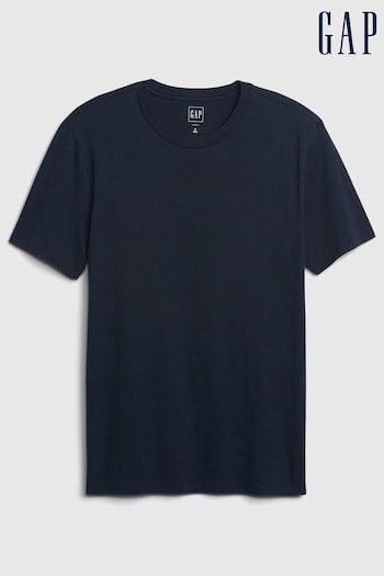 Gap Blue Classic Cotton Crew Neck Short Sleeve T-Shirt (782792) | £10