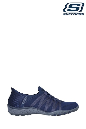 Skechers Blue Breathe-Easy Roll-With-Me Trainers (782880) | £79