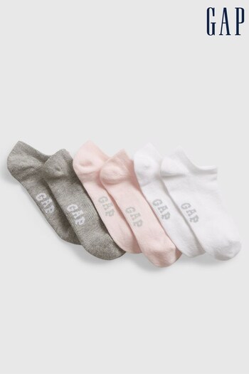 Gap Grey No Show Socks 3-Pack (783002) | £8