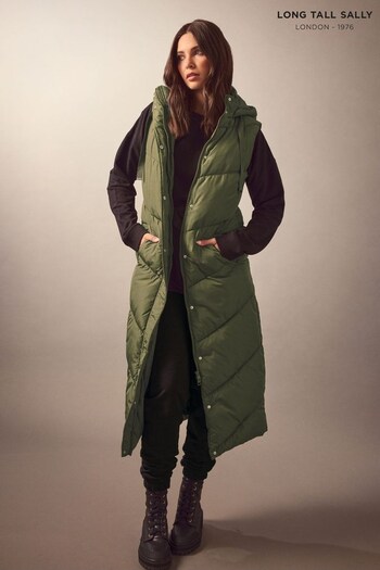 Long Tall Sally Green Chevron Gilet (783859) | £60