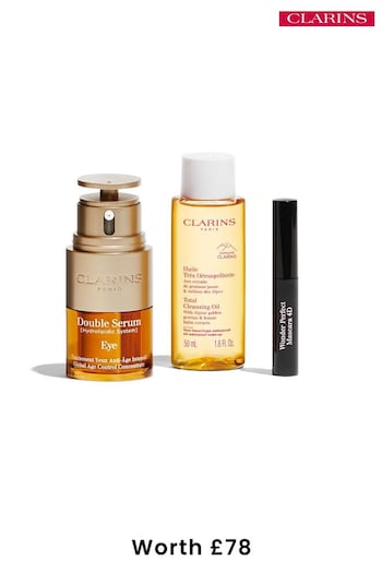 Clarins Double Serum Eye Collection Gift Set (Worth £78) (784201) | £60