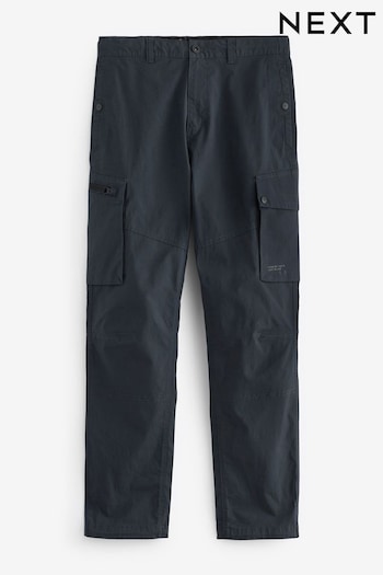 Navy Blue Slim Stretch Cargo Utility Trousers (784317) | £36