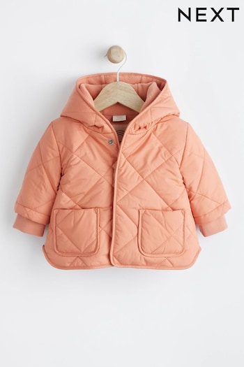 Apricot Orange Baby Quilted Jacket (0mths-2yrs) (784408) | £20 - £22