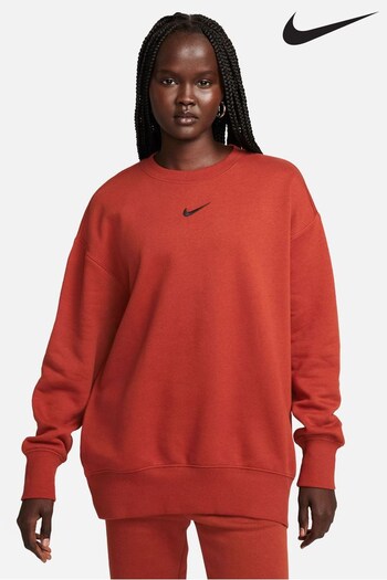 Nike Pantaloni Orange Phoenix Fleece Oersize Sweatshirt (784529) | £55