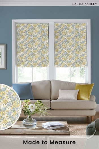 Laura Ashley Gold Tulips Made to Measure Roman Blinds (784673) | £84