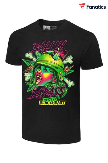 Fanatics Shotzi ''Ballsy Badass'' Authentic Black T-Shirt (784819) | £25
