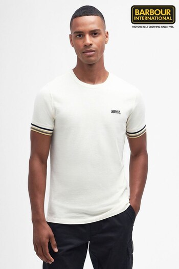 Barbour® International Cooper Tipped Sleeve T-Shirt (784968) | £40