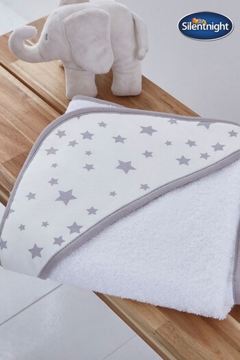 Silentnight Grey Safe Nights Bamboo Hooded Towel (785012) | £18