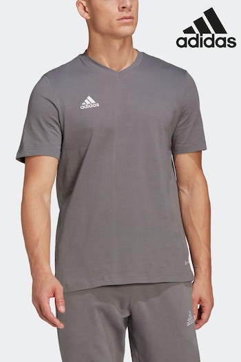 adidas Grey Entrada T-Shirt (785145) | £20