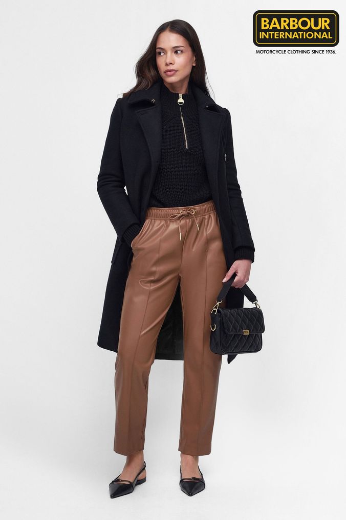 Barbour trousers clearance womens Brown