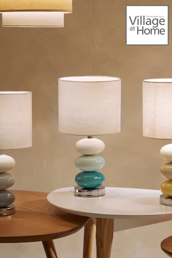Village At Home Green Esme Table Lamp (785891) | £45