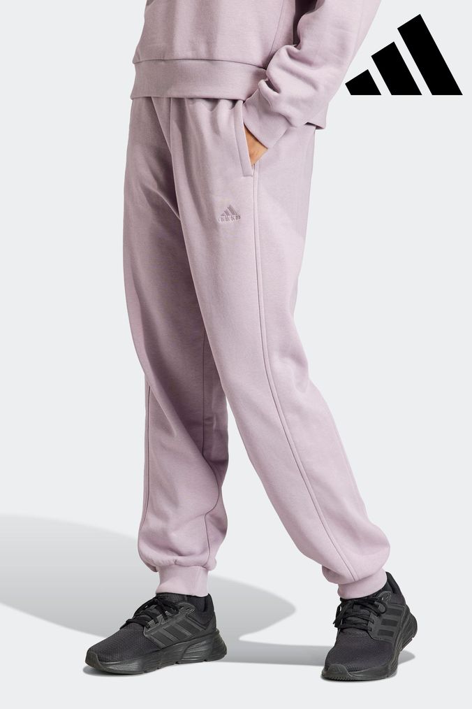 Purple adidas pants hotsell women's