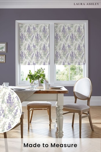 Laura Ashley Lavender Stocks Made to Measure Roman Blinds (786503) | £84