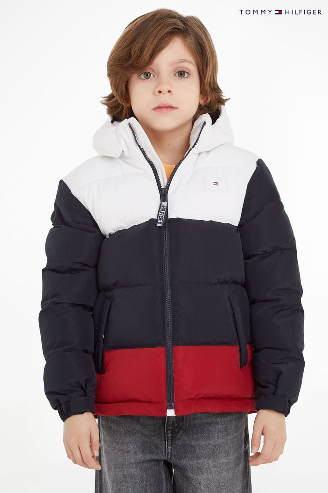 Boys tommy online hilfiger puffer jacket