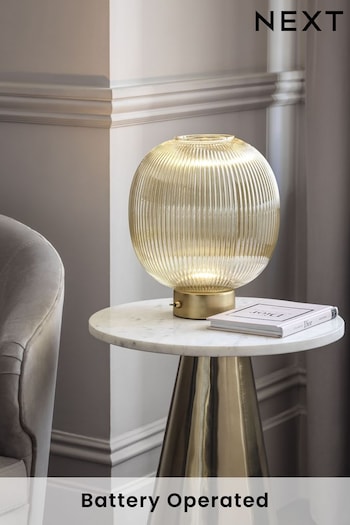 Champagne Gold Hertford Battery Operated Ambient Lamp (787151) | £55