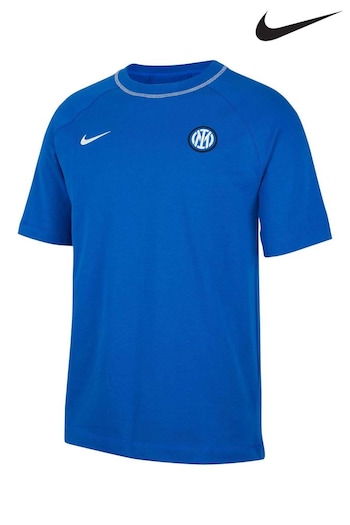 Nike Blue Inter Milan Travel Top (787188) | £45