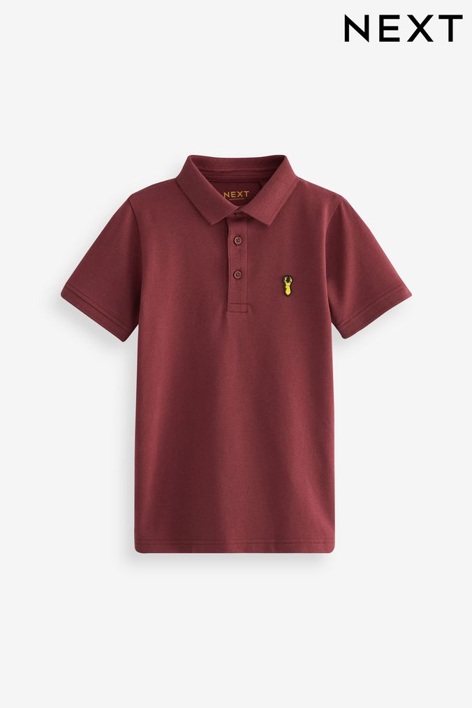 Skechers polo store shirt kids red