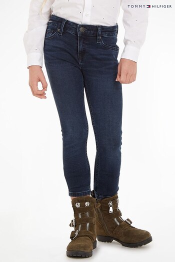 Tommy Hilfiger Girls Blue Nora Skinny Jeans (787736) | £45 - £55