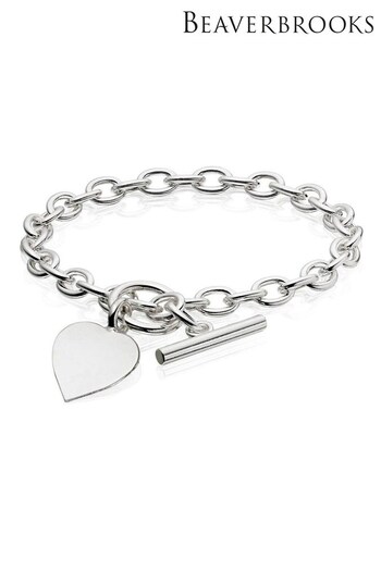 Beaverbrooks Silver Belcher Heart Bracelet (787953) | £125