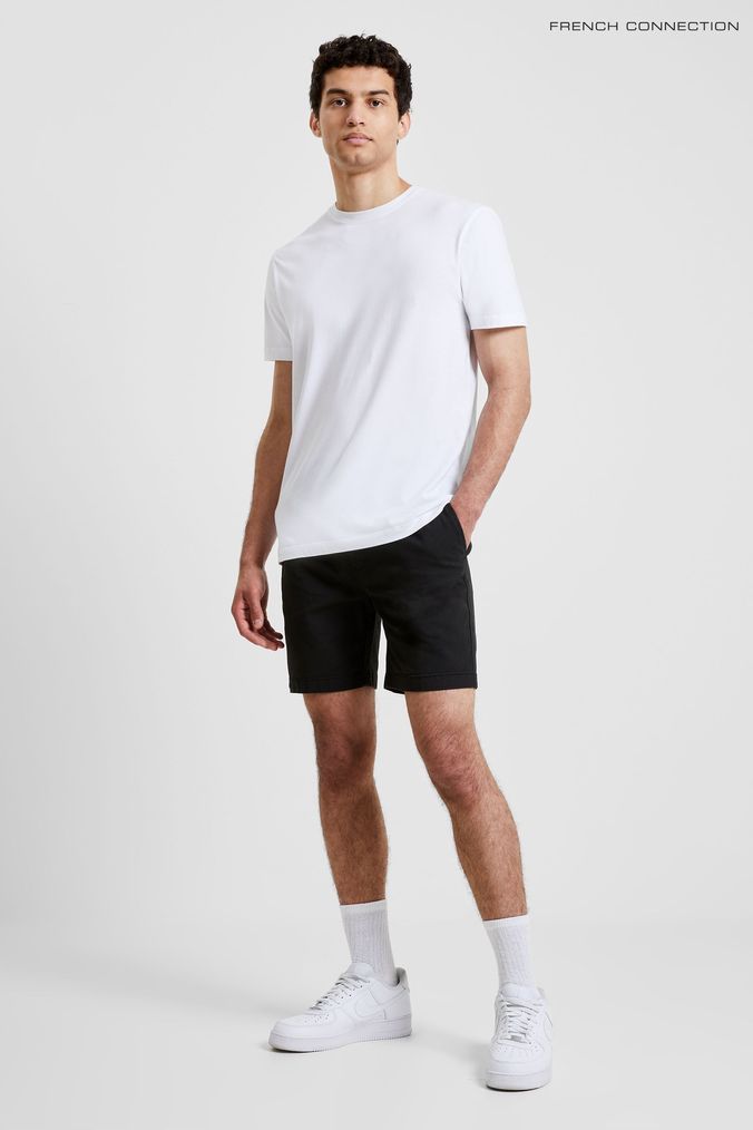 French connection wedding linen slim fit shorts discount