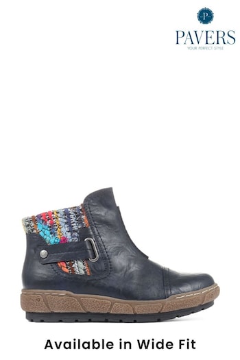 Pavers Ladies Wide Fit Ankle Boots (788311) | £45