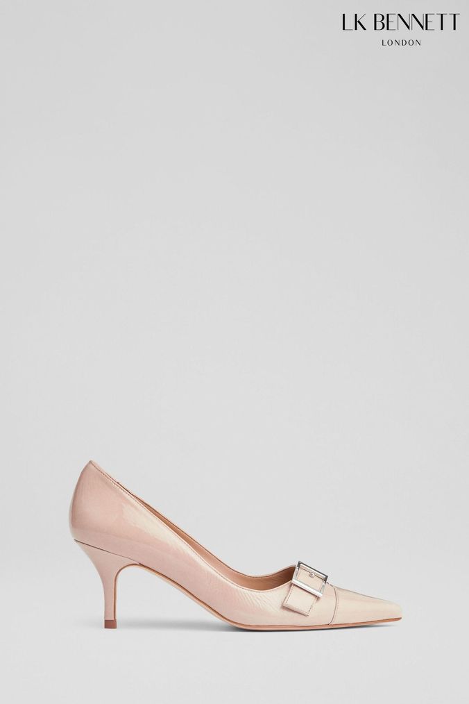 Lk bennett clearance pink court shoes