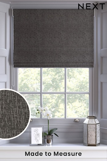Grey Chenille Made To Measure Roman Blind (789000) | £79