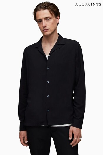 AllSaints Venice Black Shirt (789038) | £99