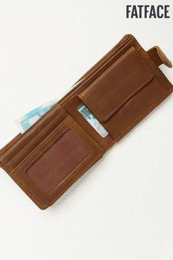 FatFace Tan Brown Seamed Leather Wallet (789712) | £25