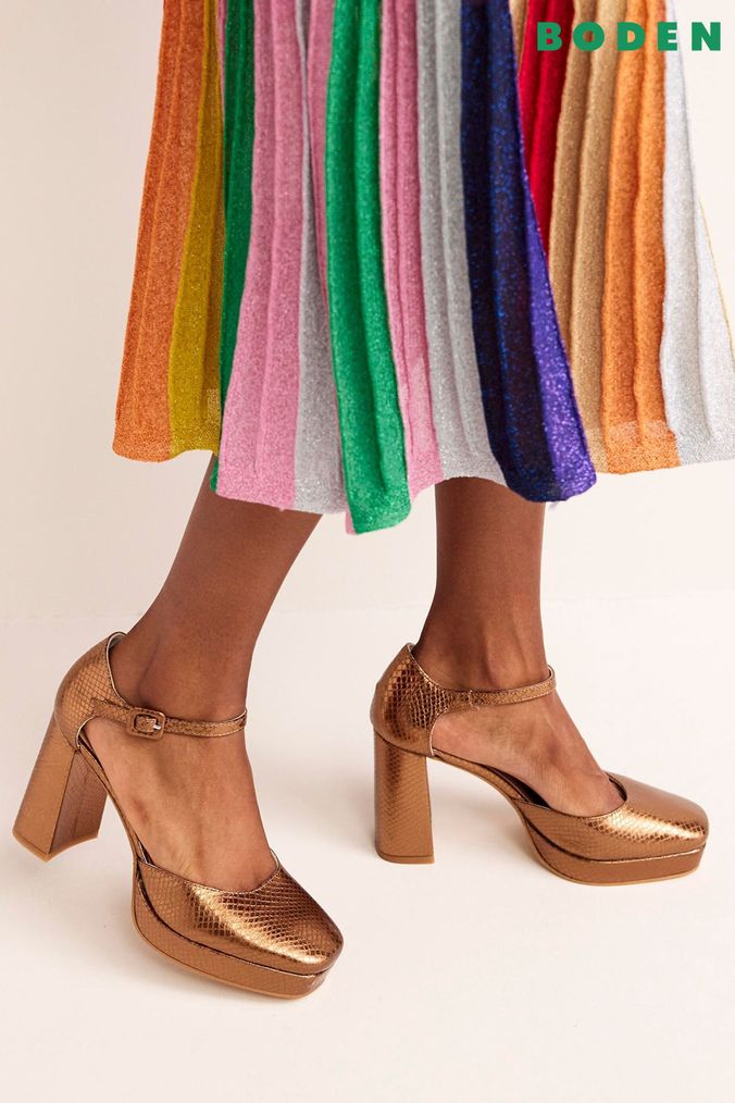 Metallic shoes next best sale