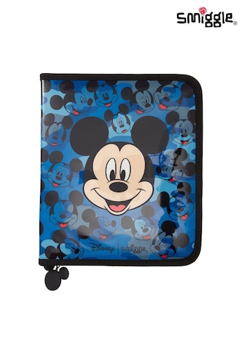 Smiggle Blue Mickey Mouse Disney Zip It Stationery Gift Pack (790288) | £22