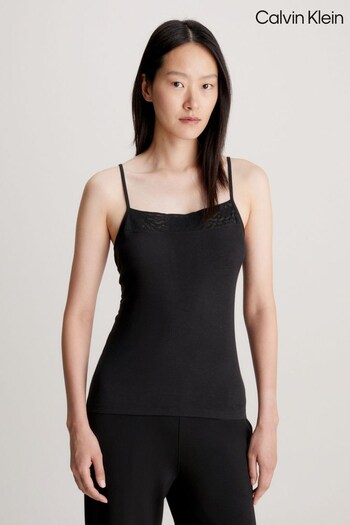 Calvin Klein Intrinsic Sleep Night Camisole Black Vest (790496) | £45
