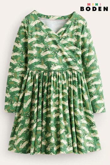 Boden Green Twirly Ballerina Dress (790927) | £25 - £29