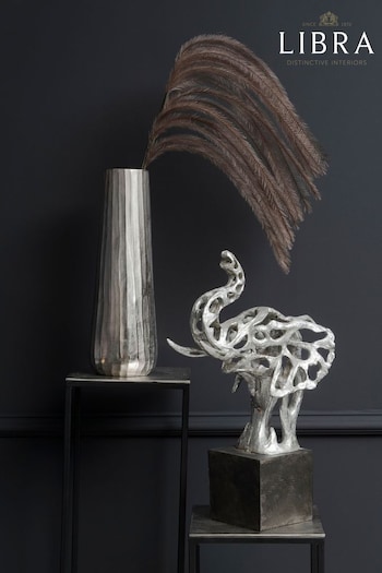 Libra Silver Addo Abstract Elephant Head Sculpture (791115) | £175