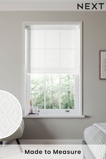 White Kenny Made to Measure Roller Blind (791746) | £66