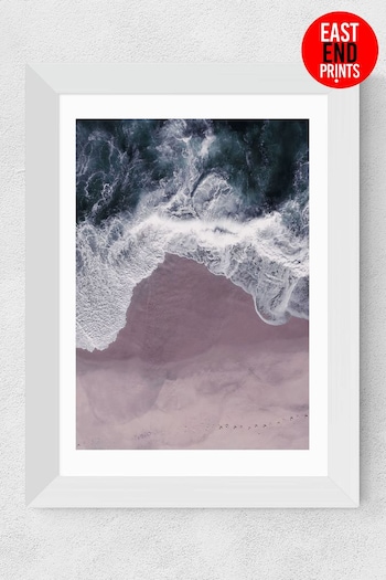 East End Prints White Sands of Lavender Print (792586) | £47 - £132
