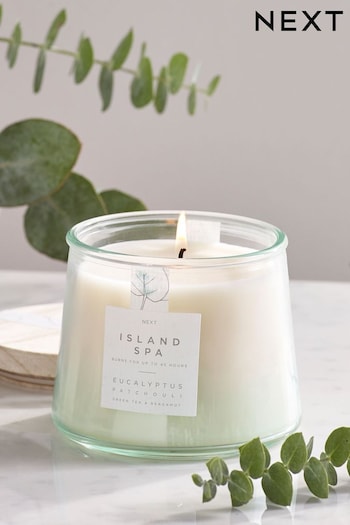 Teal Blue Island Spa Large Scented Candle (793820) | £7