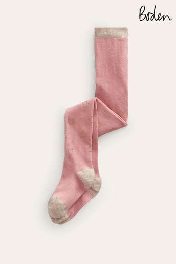 Boden Pink Twinkle Tights (794033) | £13