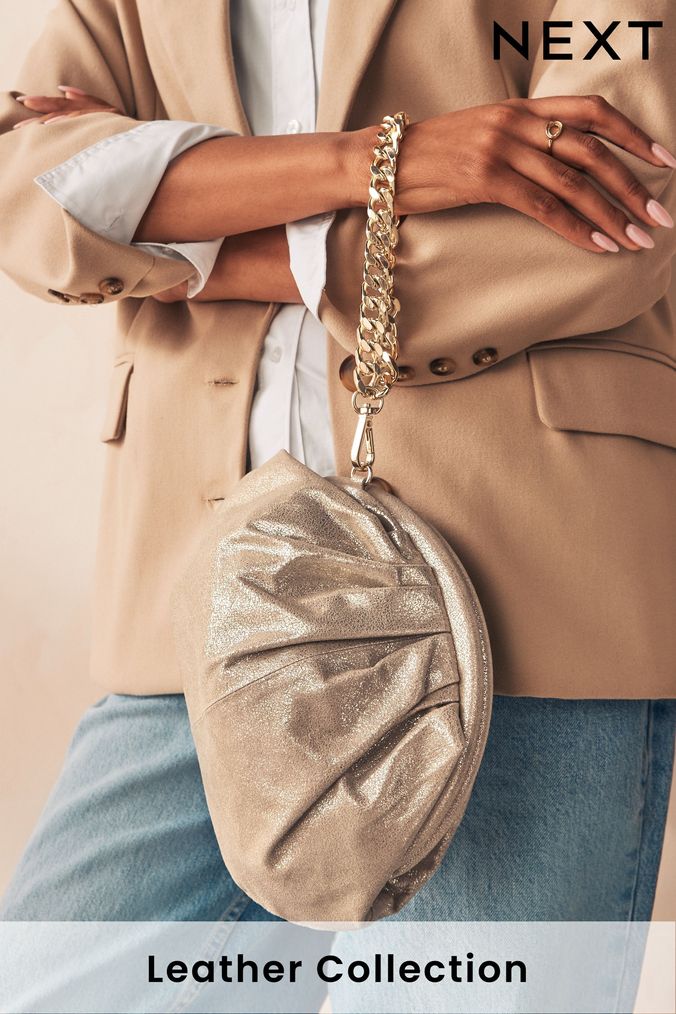 Ladies gold clutch bag cheap