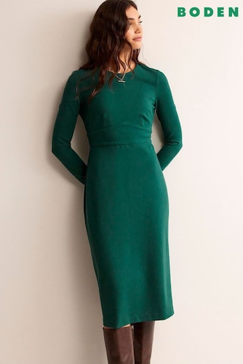 Boden Green Nadia Jersey Midi Dress (794385) | £98