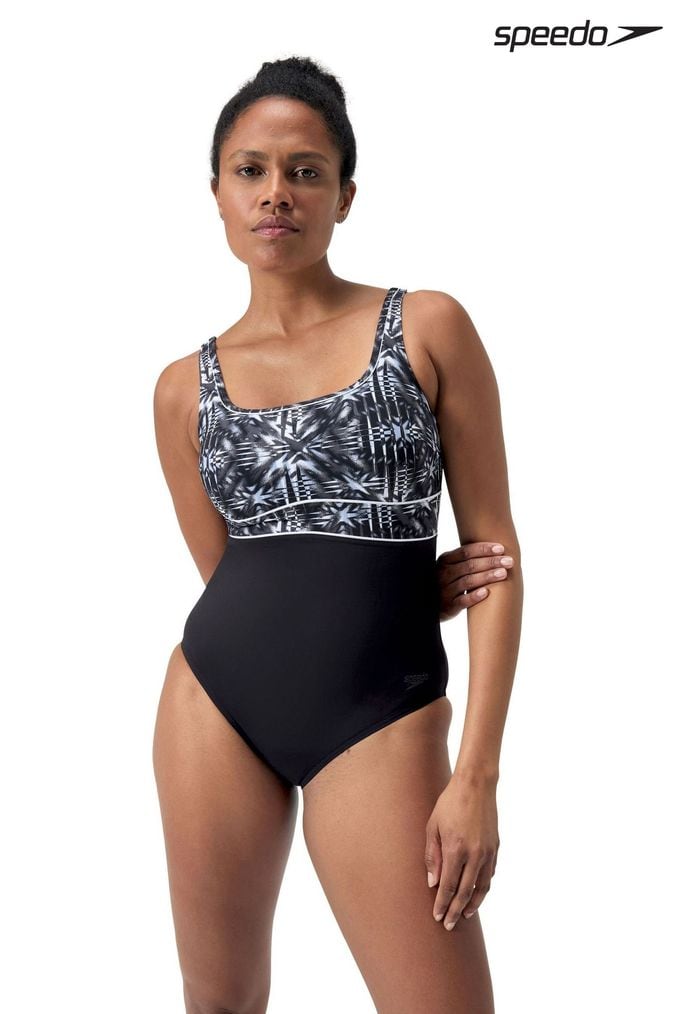Speedo plus size women's swimwear discount